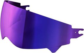 img 1 attached to Scorpion Covert Sunvisor Ruby Mirrored