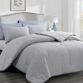 img 4 attached to BEDELITE Comforter Reversible Practical All Season