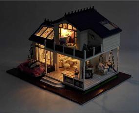 img 2 attached to ASIDIY Wooden Dollhouse Miniature Furniture Set