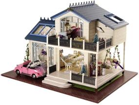 img 3 attached to ASIDIY Wooden Dollhouse Miniature Furniture Set