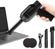 🧹 portable mini electric vacuum cleaner usb rechargeable for keyboard, car, tv, kitchen stove, laptop, computer - keeptpeek keyboard vacuum cleaner, ideal for dust, bread crumbs, scraps & more logo