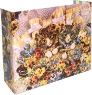 🌺 enhance your cat's litter box with privé kitty litter screen - floral design logo