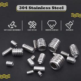 img 2 attached to Hilitchi Stainless Assortment Internal Cup Point Fasteners