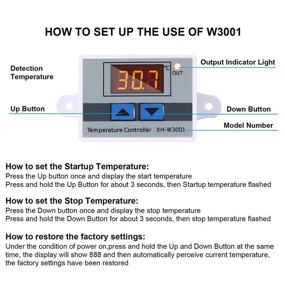 img 2 attached to Temperature Controller Thermostat Waterproof Programmable