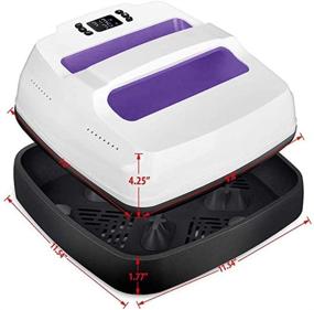 img 2 attached to ⚡️ Portable T-Shirt Heat Press Machine 9" X 9" | Professional Digital Printing & Iron-on Transfer | Multifunctional Purple Press