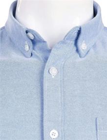 img 2 attached to ZEROYAA Men's Casual Oxford Shirt with Buttoned Sleeves