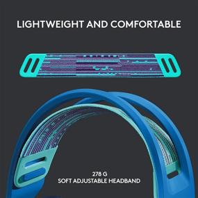 img 3 attached to 🎧 Logitech G733 Lightspeed Wireless Gaming Headset - Blue | RGB, Suspension Headband, Blue VO!CE Mic, PRO-G Audio