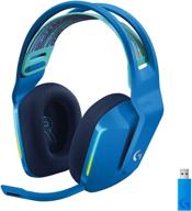 🎧 logitech g733 lightspeed wireless gaming headset - blue | rgb, suspension headband, blue vo!ce mic, pro-g audio логотип