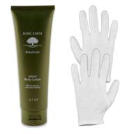 👐 moisturizing hand cream for dry, cracked hands with refreshing christmas fragrance - eucalyptus and lemon myrtle + moisturizing gloves logo