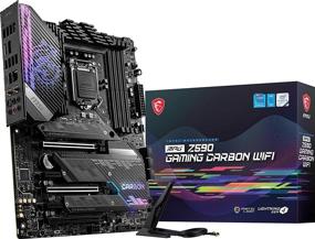 img 4 attached to 🎮 High-performance MSI MPG Z590 Gaming Carbon WiFi Motherboard: ATX, 11th/10th Gen Intel Core, LGA 1200 Socket, DDR4, PCIe 4, CFX, M.2, USB 3.2 Gen 2, Wi-Fi 6E, DP/HDMI, Mystic Light RGB