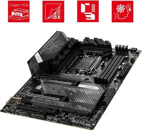 img 1 attached to 🎮 High-performance MSI MPG Z590 Gaming Carbon WiFi Motherboard: ATX, 11th/10th Gen Intel Core, LGA 1200 Socket, DDR4, PCIe 4, CFX, M.2, USB 3.2 Gen 2, Wi-Fi 6E, DP/HDMI, Mystic Light RGB