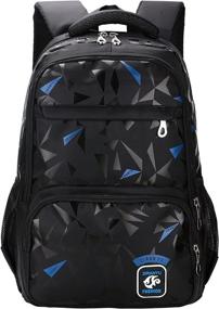 img 4 attached to 🎒 Geometric BPK19C Resistant Polyester Backpack