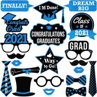 graduation photo props 2021 glitter logo