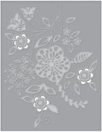 spellbinders cef 006 blooming sprigs emboss logo