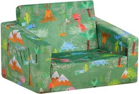 img 2 attached to Sofa Chair Velvet Childrens Green