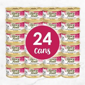 img 3 attached to 🍗 Purina Fancy Feast Gravy Sliced Chicken Feast in Gravy - (24) 3 oz. Cans: Premium Wet Cat Food