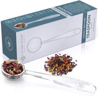 🍵 teabloom perfect measure tea spoon - eco-friendly & heat-resistant borosilicate glass scoop for loose leaf tea logo