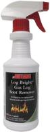 🔥 rutland 570-6 bright gas log soot remover: powerful 16 fluid ounce solution logo