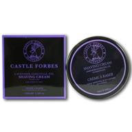 castle forbes lavender oil shaving cream: a luxurious 6.8 oz. grooming essential logo