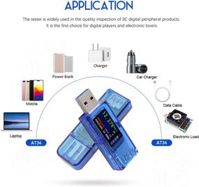 img 3 attached to 🔌 MakerHawk USB 3.0 Tester: Advanced Meter for USB Power, Voltage, and Current Analysis - AT34