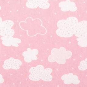 img 1 attached to 🌥️ Нарядная пеленка Trend Lab Pink Clouds из мягкого махрового хлопка для детской кроватки: мягкое и стильное постельное белье для вашего малыша