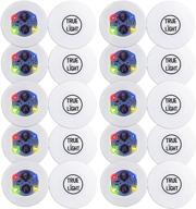 🌈 enhanced true light led disc golf lights – circular, flat, & self-adhesive design with multicolor led - ideal for night disc golf logo