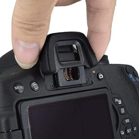 img 1 attached to 📷 2-Pack Camera Eyecup Viewfinder Protectors DK-21 22MM Compatible Replacement for Nikon DK21 D7000 D600 D80 D90/D40 D50 D70S D90 D200 D300