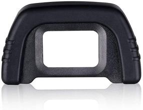 img 3 attached to 📷 2-Pack Camera Eyecup Viewfinder Protectors DK-21 22MM Compatible Replacement for Nikon DK21 D7000 D600 D80 D90/D40 D50 D70S D90 D200 D300