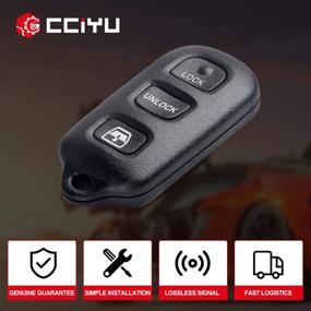 img 2 attached to 🔑 cciyu Keyless Entry Remote Flip Key 314.4MHZ for Toyota Avalon/4Runner/Sequoia - HYQ1512Y HYQ1512P HYQ12BBX HYQ12BAN - 89742-35021 89742-35050 89742-0C010-C