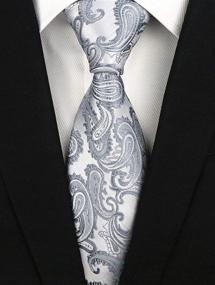 img 3 attached to Skinny Business Neckties Stylish Collections Men's Accessories