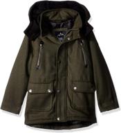 ixtreme little anorak jacket olive boys' clothing and jackets & coats logo