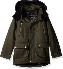 img 1 attached to IXtreme Little Anorak Jacket Olive Boys' Clothing and Jackets & Coats