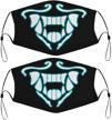 cartoon 6 89x5 12in filters reusable bandana boys' accessories and cold weather logo