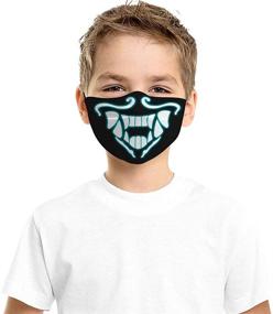 img 1 attached to Cartoon 6 89X5 12In Filters Reusable Bandana Boys' Accessories and Cold Weather