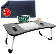 laptop desk tray foldable - wewline laptop table stand for bed with writing, eating, reading, 📚 and movie viewing slots - ideal for kids and students - perfect for home and office use logo