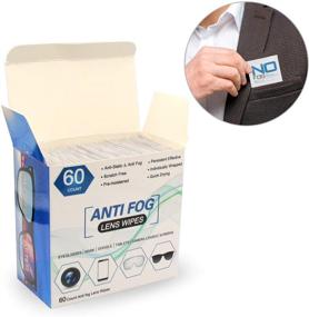 img 3 attached to 🌫️ Fog Away Lens Cleaning Wipes - 60 Counts Pre-Moistened Anti Fog Wipes for Glasses, Eyeglasses, Safety Goggles, Tablets, Computers, Phones, Cameras, Screens