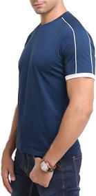 img 1 attached to Athletic T Shirt Workout Running Sleeve Men's Clothing and Active