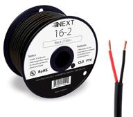 🔊 volitive 16/2 speaker wire - 16 gauge 2 conductor - ul listed wall (cl2/cl3) & outdoor/in ground (direct burial) rated - oxygen-free copper (ofc) - 100ft spool – black logo