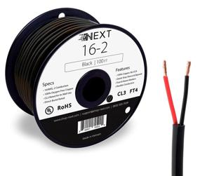 img 3 attached to 🔊 Volitive 16/2 Speaker Wire - 16 Gauge 2 Conductor - UL Listed Wall (CL2/CL3) & Outdoor/In Ground (Direct Burial) Rated - Oxygen-Free Copper (OFC) - 100ft Spool – Black