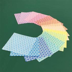 img 2 attached to 🌟 Origami Paper - Star Patterned Assortment of Colors (1005 sheets, 2.75 inch square)