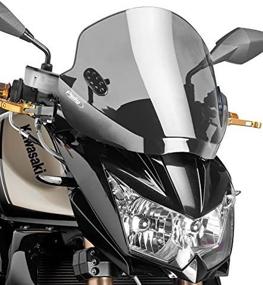 img 1 attached to 🚨 Enhanced Visibility with Puig 5022H Light Smoke Trend Universal Windshield