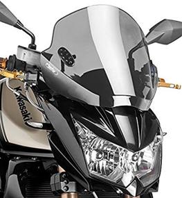 img 3 attached to 🚨 Enhanced Visibility with Puig 5022H Light Smoke Trend Universal Windshield