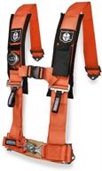 🟠 pro armor orange 4-point harness with 2-inch straps logo