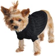doggie design combed cotton sweater dogs logo
