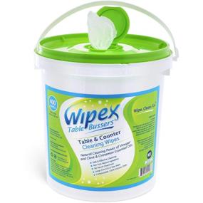 img 3 attached to Wipex Natural Table and Counter Turnover Cleaning Wipes - 400 Count, with Vinegar, Propolis, Clove, and Cinnamon Oil
