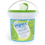 wipex natural table and counter turnover cleaning wipes - 400 count, with vinegar, propolis, clove, and cinnamon oil logo