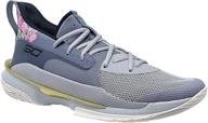 curry 7 basketball shoes for kids (gs) by under armour logo