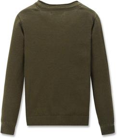 img 3 attached to 👕 CUNYI Little V Neck Pullover Sweater: Stylish Boys' Clothing in Sweaters Collection