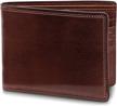 bosca leather pocket deluxe executive men's accessories logo