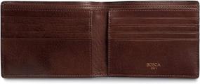 img 1 attached to Bosca Leather Pocket Deluxe Executive Men's Accessories